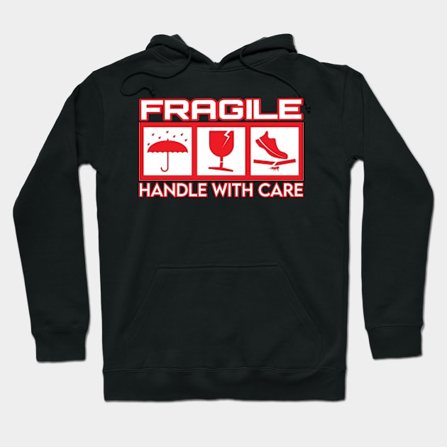 FRAGILE Hoodie by LunaSea Arts